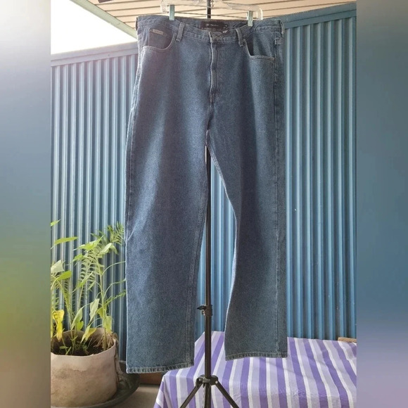 Calvin Klein  Jeans Men's Easy Fit Size 40 Blue Denim - Picture 3 of 11